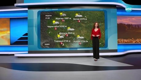 изображение на Прогноза за времето (15.06.2025 - обедна емисия)