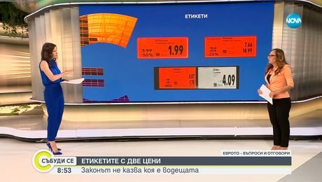 изображение на Как трябва да изглеждат цените на етикетите в магазините?